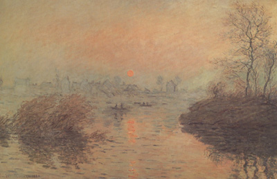 Sunset on the seine,Winter Effect (nn02)